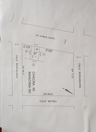 LOTES EN J.B.JUSTO Y BAHIA BLANCA