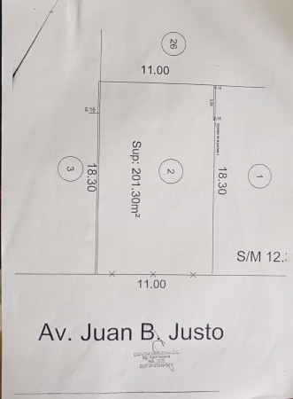 LOTE TERRENO J.B JUSTO Y J.N.FERNANDEZ