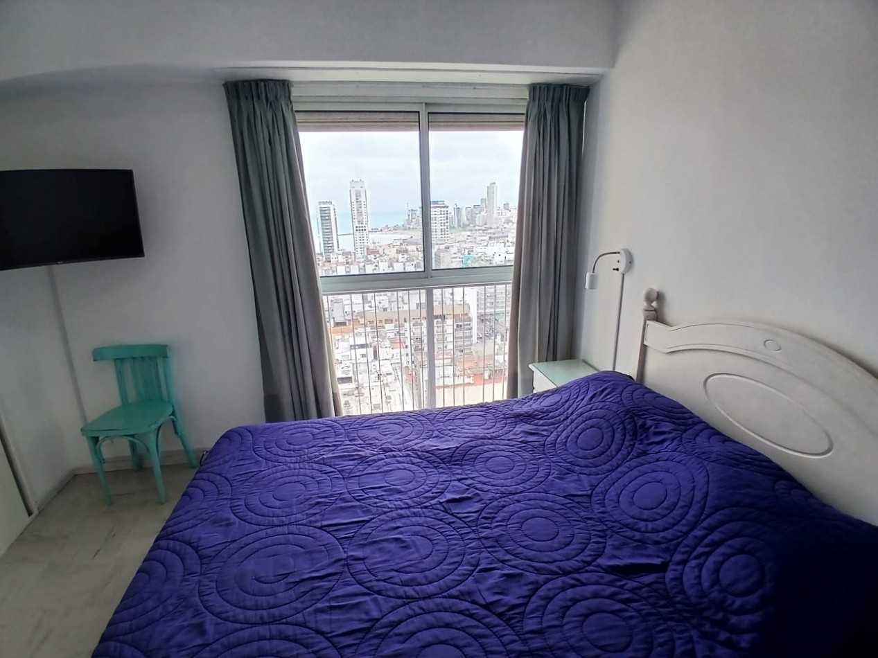 DEPARTAMENTO 3 AMBIENTES, VISTA PARCIAL AL MAR