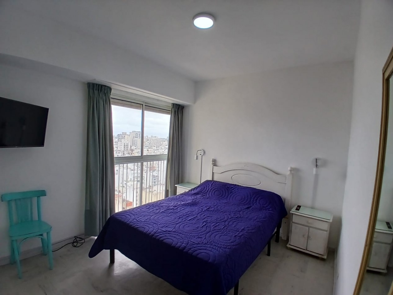 DEPARTAMENTO 3 AMBIENTES, VISTA PARCIAL AL MAR