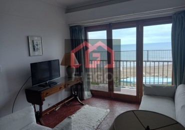 Departamento 3 ambientes con Vista al Mar, Primera Linea. Alquiler Temporario. Temporada 2026